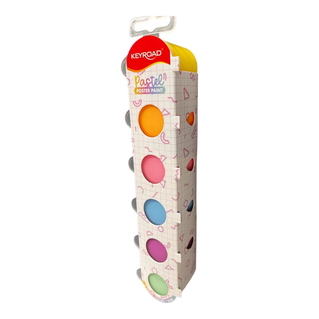 TEMPERA 25ml.ESCOLAR PATEL x6u.KEYROAD